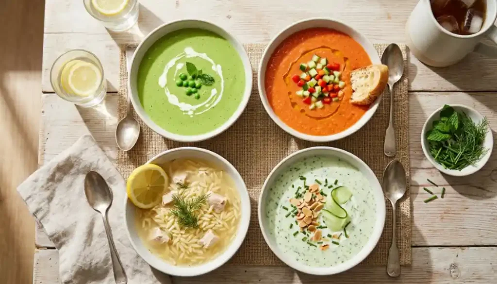 Light And Fresh Soups For Spring And Summer