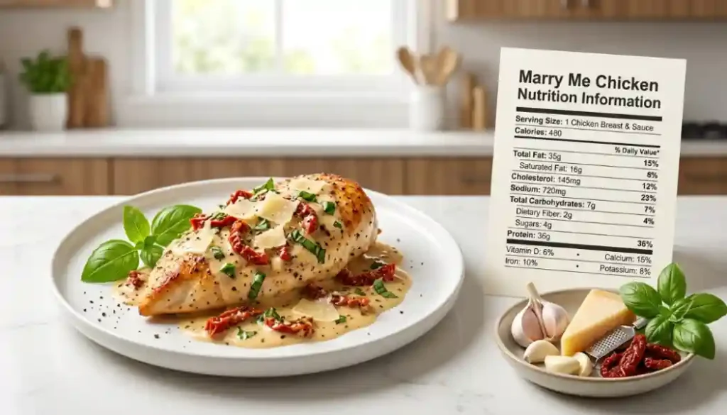 Marry Me Chicken Nutrition Information