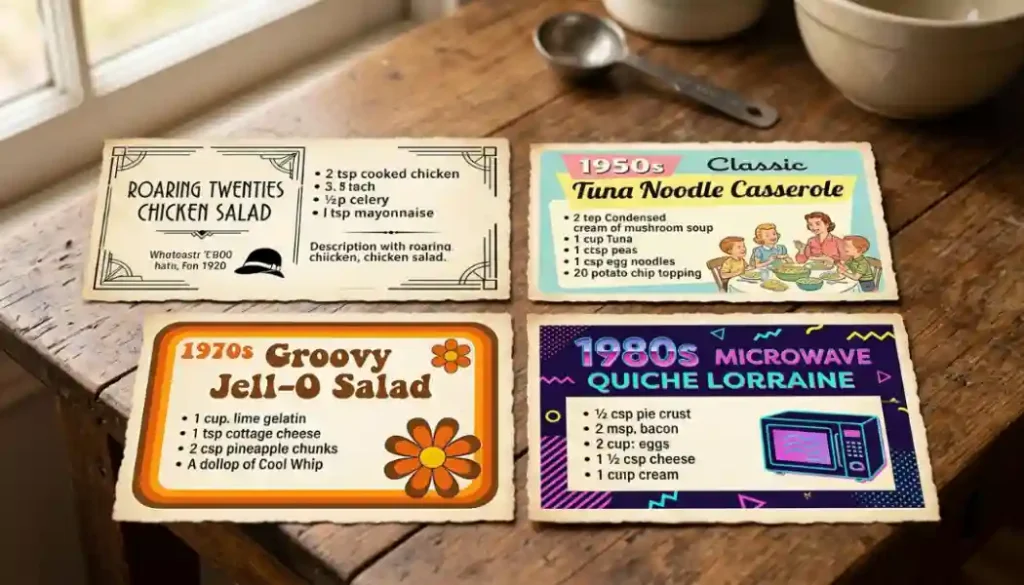 Vintage Recipes by Decade