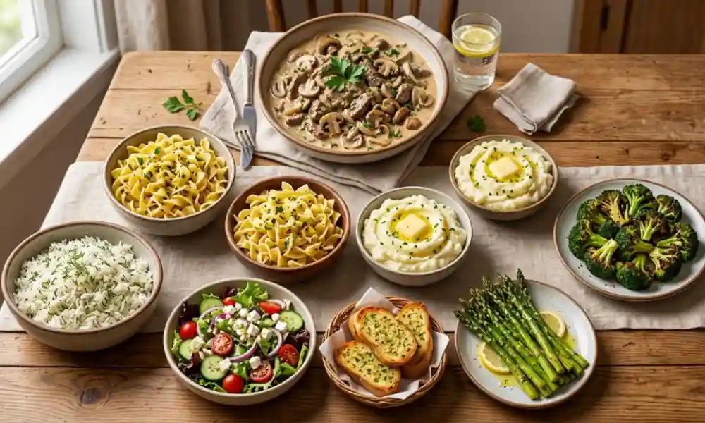 What to Serve with Beef Stroganoff