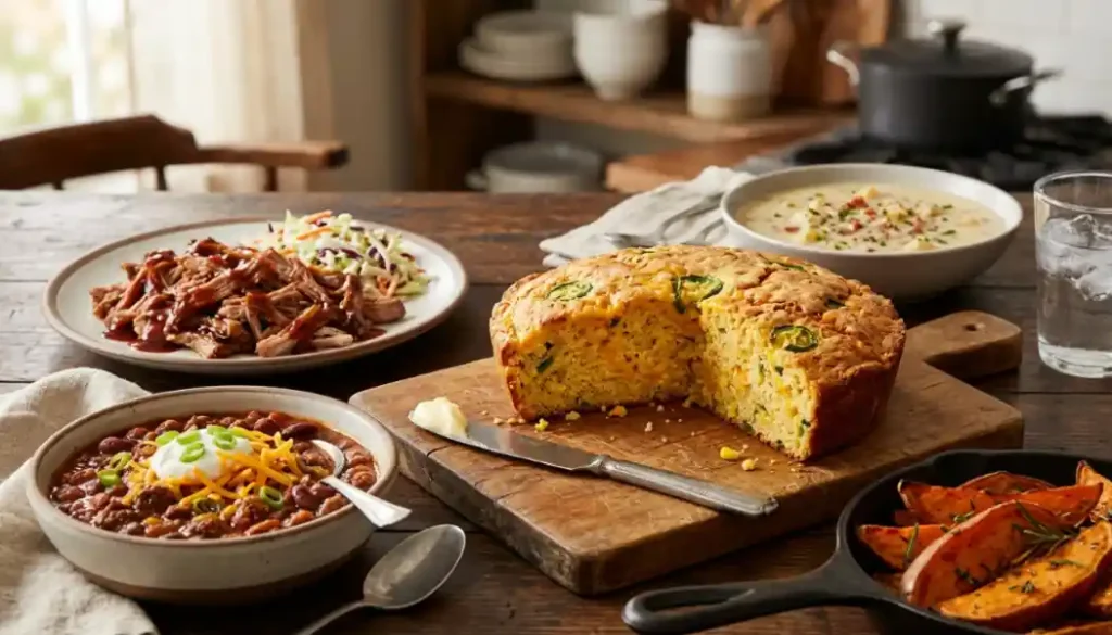 What to Serve with Jalapeno Cheddar Cornbread