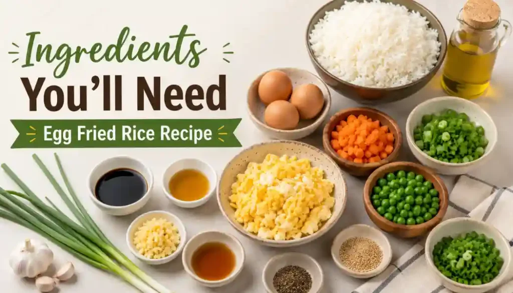 Ingredients You'll Need_ Egg Fried Rice Recipe