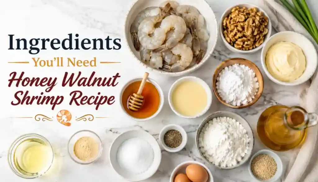 Ingredients You'll Need_ Honey Walnut Shrimp Recipe