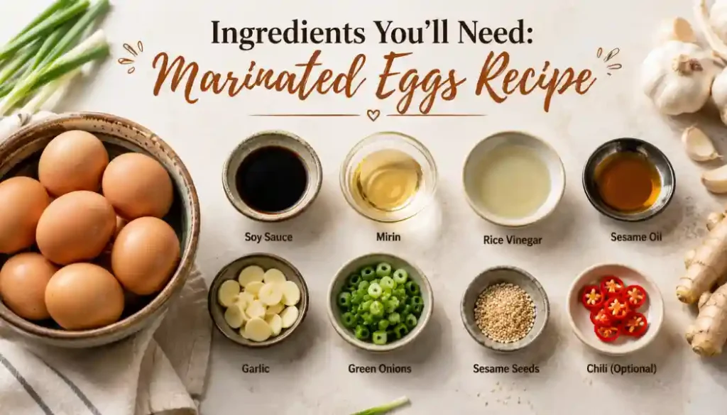 Ingredients You'll Need_ Marinated Eggs Recipe