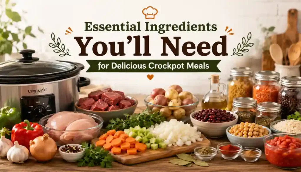 Essential Ingredients You'll Need for Delicious Crockpot Meals