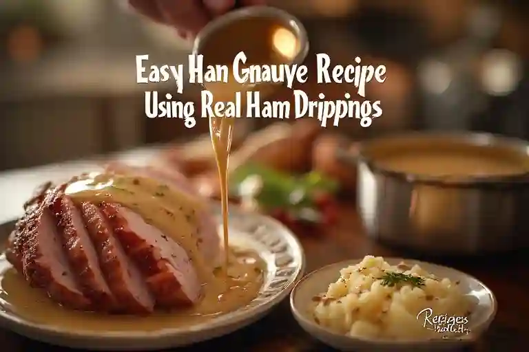 Easy Ham Gravy Recipe Using Real Ham Drippings