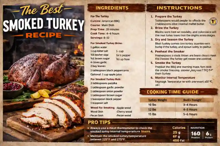 How to Make the Best Smoked Turkey Recipe Juicy and Easy BBQ