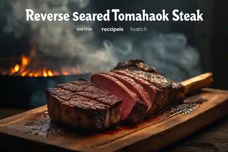 Reverse Seared Tomahawk Steak