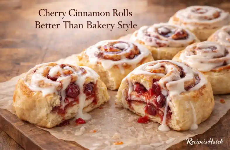 Cherry Cinnamon Rolls Better Than Bakery Style