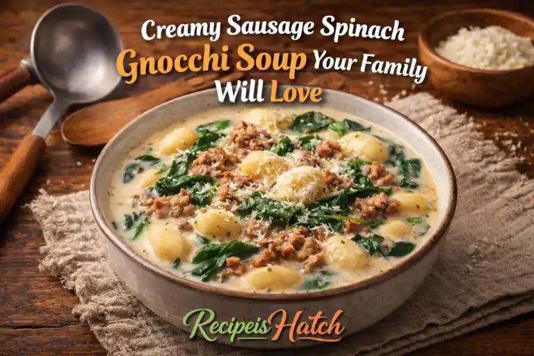 Creamy Sausage Spinach Gnocchi Soup Your Family Will Love