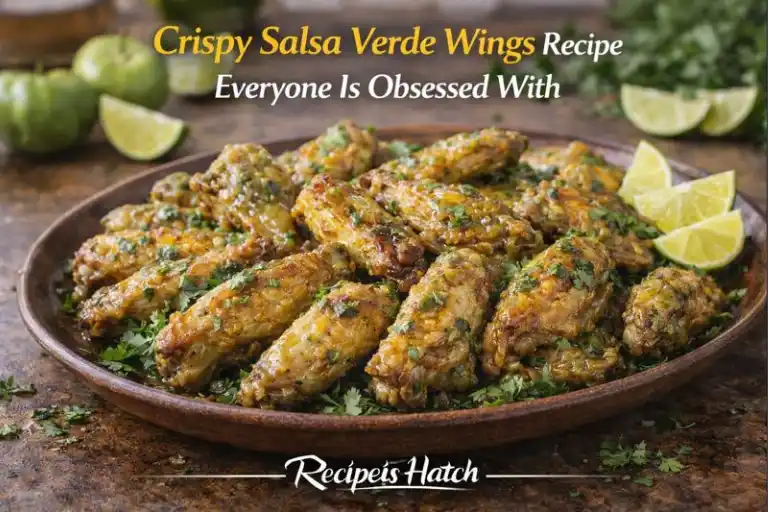 Crispy Salsa Verde Wings Recipe Everyone Is Obsessed With