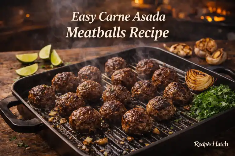 Easy Carne Asada Meatballs Recipe