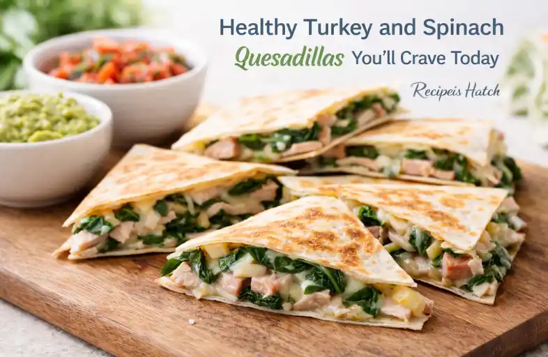 Healthy Turkey and Spinach Quesadillas You’ll Crave Today