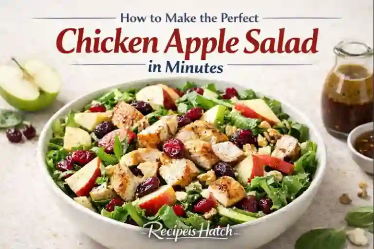 How to Make the Perfect Chicken Apple Salad in Minutes