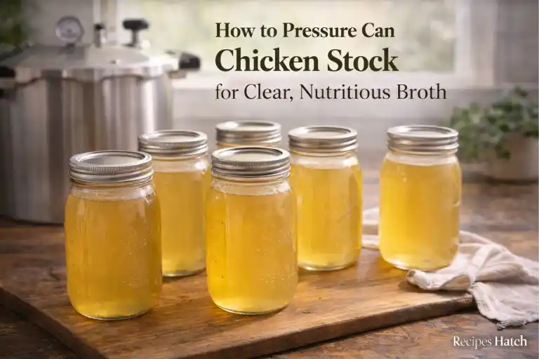 How to Pressure Can Chicken Stock for Clear, Nutritious Broth