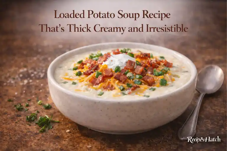 Loaded Potato Soup Recipe That’s Thick Creamy and Irresistible