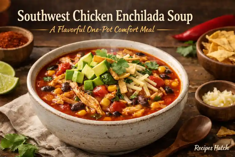 Southwest Chicken Enchilada Soup_ A Flavorful One-Pot Comfort Meal