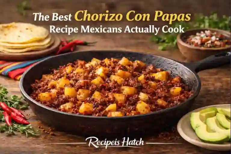 The Best Chorizo Con Papas Recipe Mexicans Actually Cook