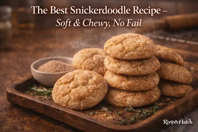 The Best Snickerdoodle Recipe – Soft & Chewy, No Fail