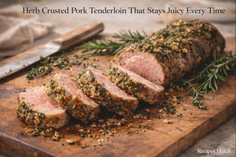 Herb Crusted Pork Tenderloin That Stays Juicy Every Time