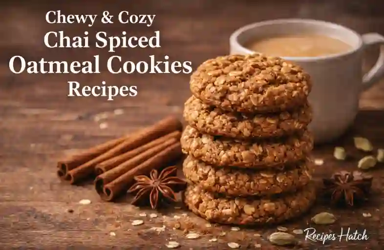 Chewy & Cozy Chai Spiced Oatmeal Cookies Recipes