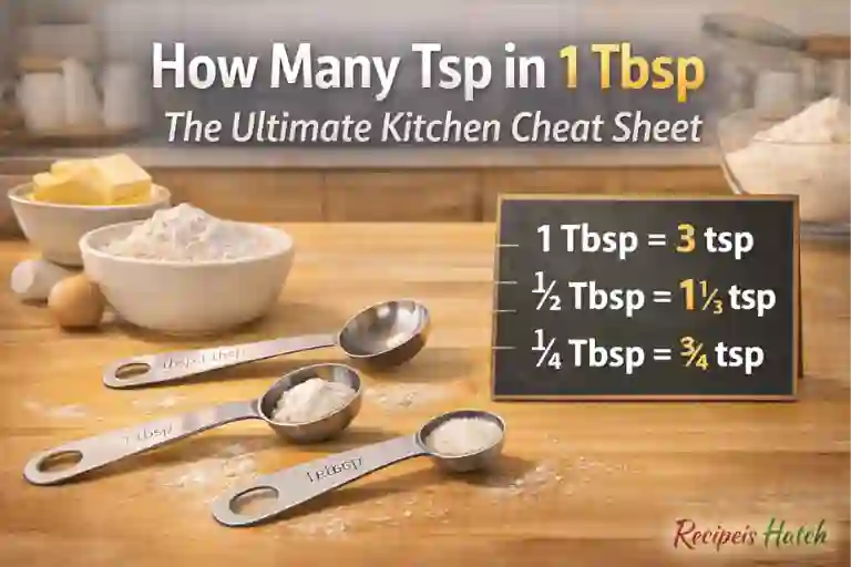 How Many Tsp in 1 Tbsp The Ultimate Kitchen Cheat Sheet