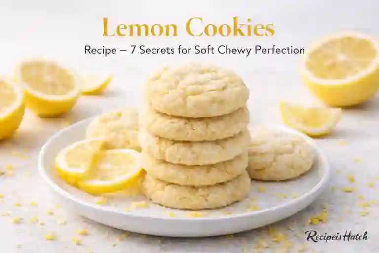 Lemon Cookies Recipe – 7 Secrets for Soft Chewy Perfection