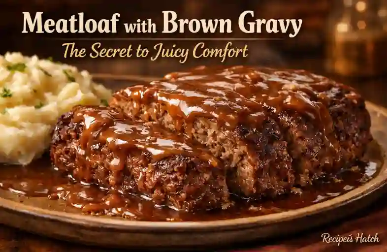 Meatloaf with Brown Gravy The Secret to Juicy Comfort