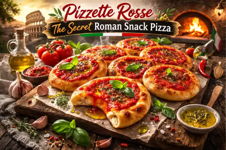 Pizzette Rosse The Secret Roman Snack Pizza