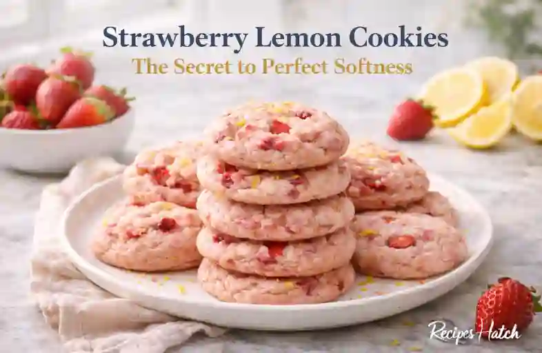 Strawberry Lemon Cookies The Secret to Perfect Softness