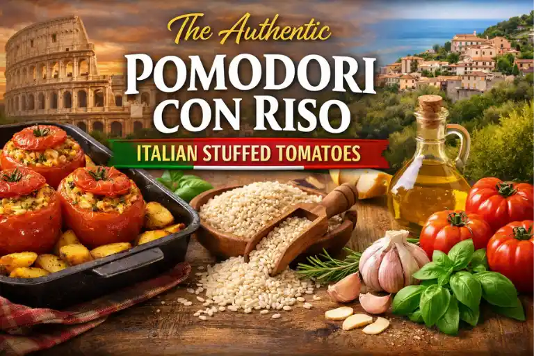 The Authentic Pomodori Con Riso Italian Stuffed Tomatoes