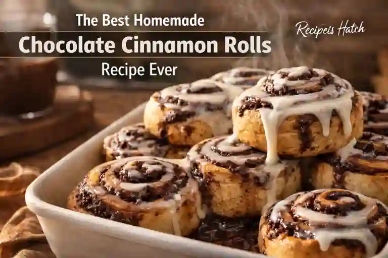 The Best Homemade Chocolate Cinnamon Rolls Recipe Ever