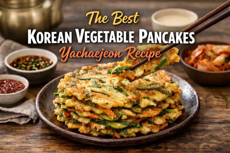 The Best Korean Vegetable Pancakes Yachaejeon Recipe