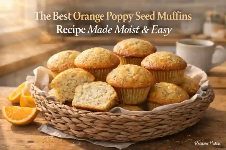 The Best Orange Poppy Seed Muffins Recipe Made Moist & Easy
