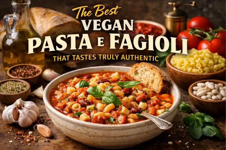 The Best Vegan Pasta e Fagioli That Tastes Truly Authentic