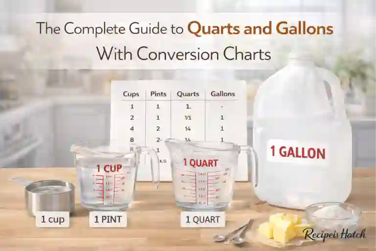 The Complete Guide to Quarts and Gallons With Conversion Charts