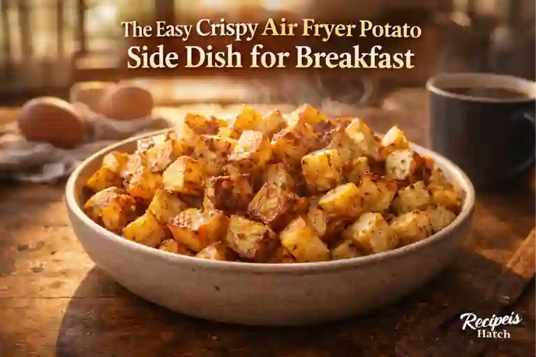 The Easy Crispy Air Fryer Potato Side Dish for Breakfast