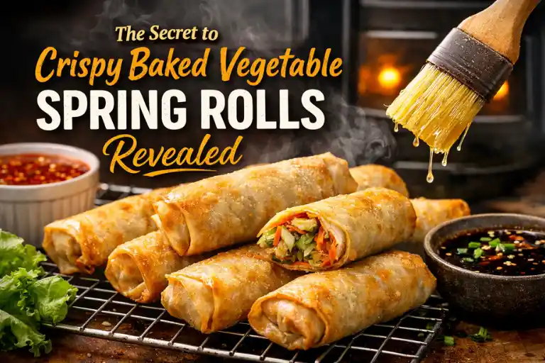 The Secret to Crispy Baked Vegetable Spring Rolls Revealed