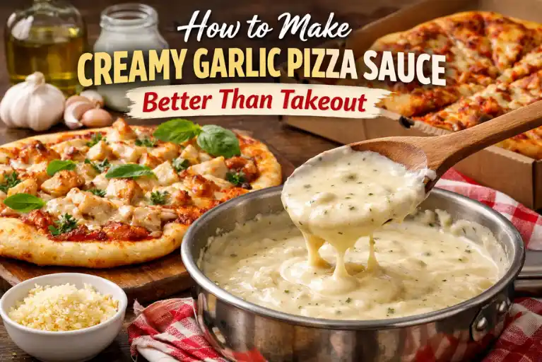 How to Make Creamy Garlic Pizza Sauce Recipe Better Than Takeout