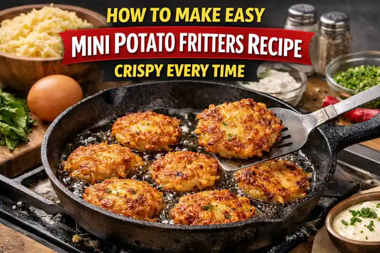 How to Make Easy Mini Potato Fritters Recipe Crispy Every Time