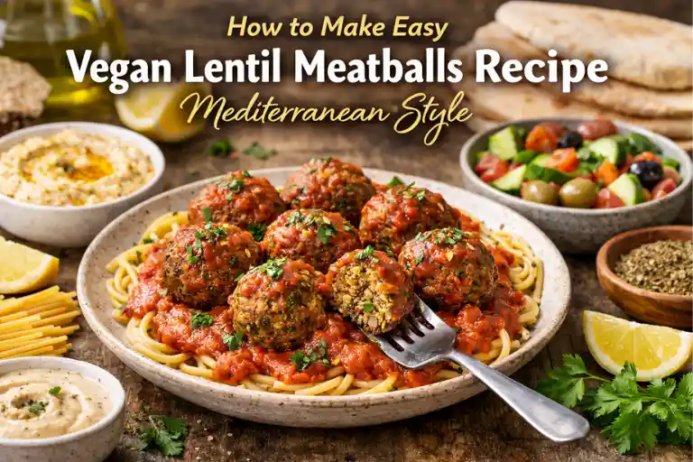 How to Make Easy Vegan Lentil Meatballs Recipe Mediterranean Style