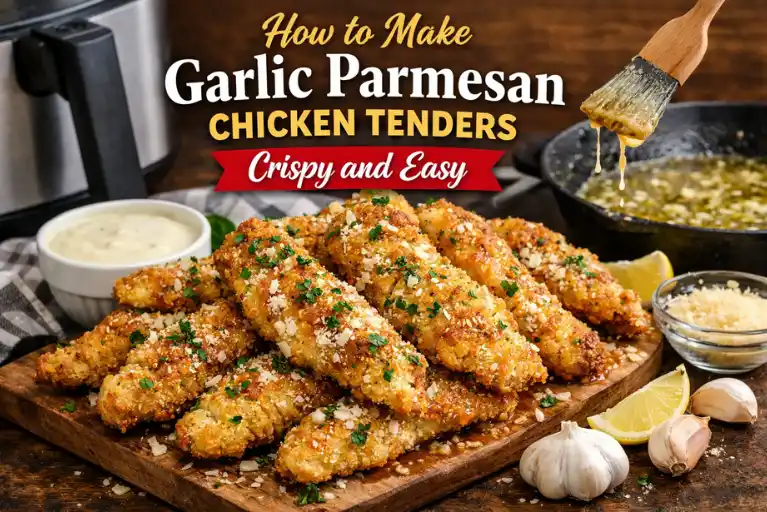 How to Make Garlic Parmesan Chicken Tenders Crispy and Easy