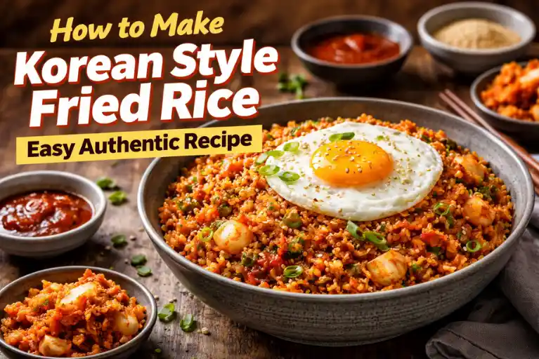 How to Make Korean Style Fried Rice Easy Authentic Recipe