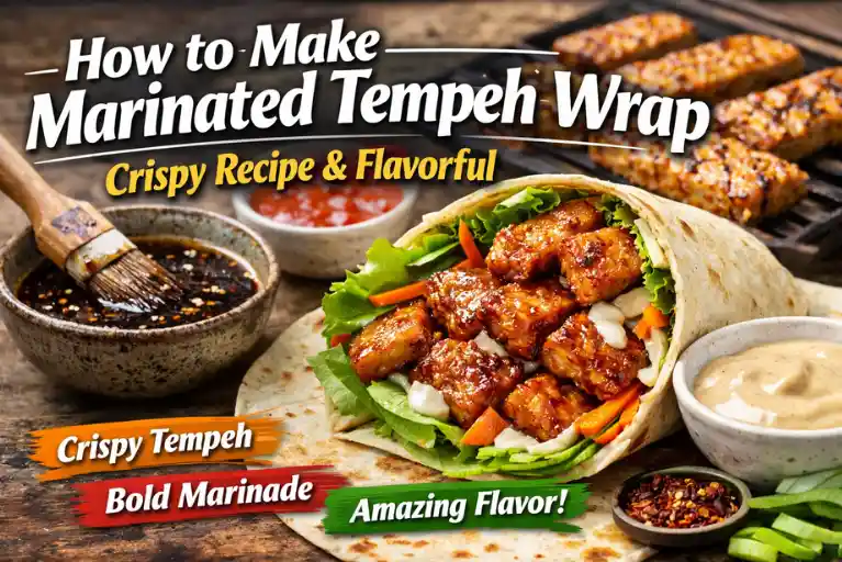 How to Make Marinated Tempeh Wrap Crispy Recipe and Flavorful