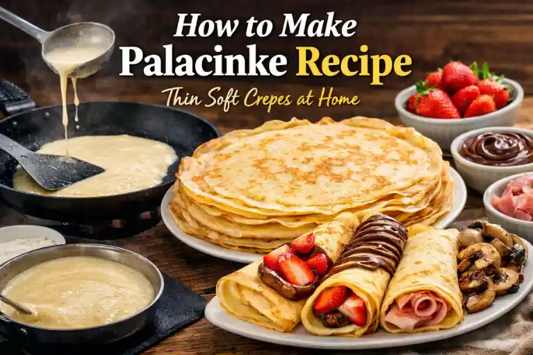 How to Make Palacinke Recipe Thin Soft Crepes at Home