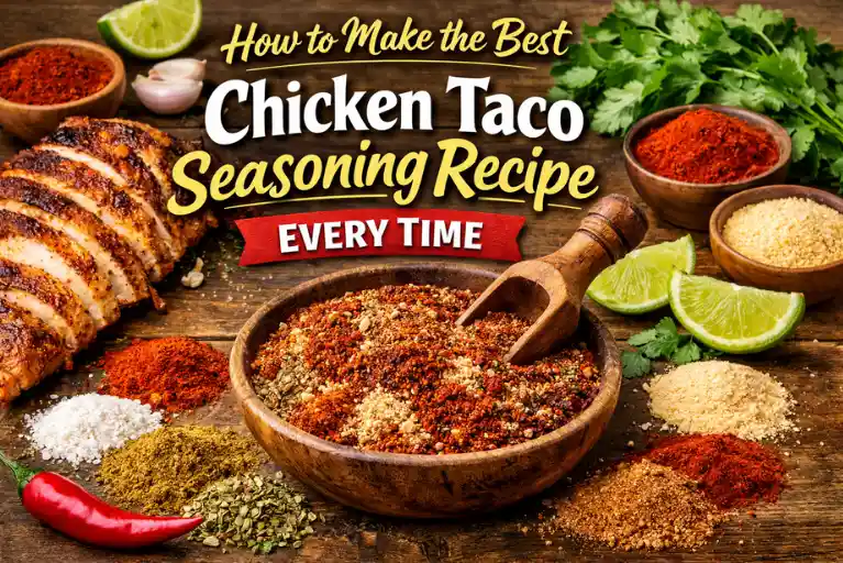How to Make the Best Chicken Taco Seasoning Recipe Every Time