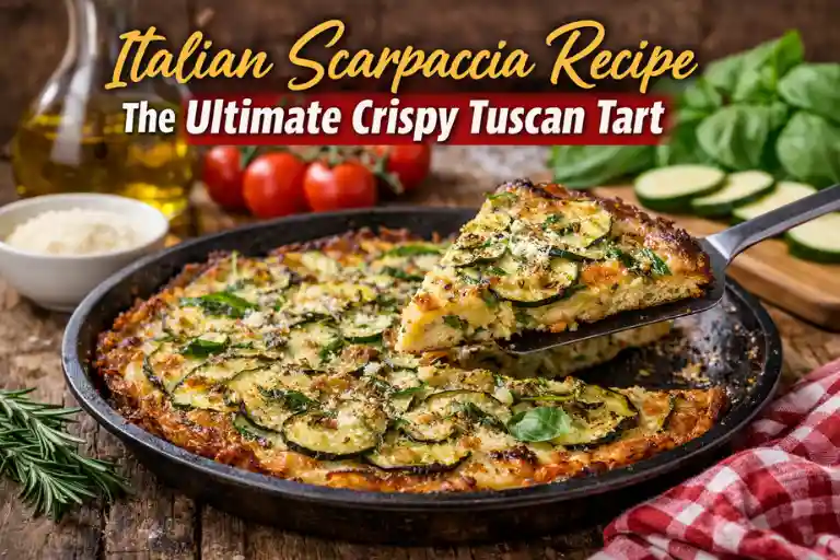 Italian Scarpaccia Recipe The Ultimate Crispy Tuscan Tart