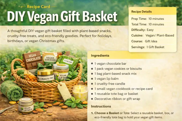 Recipe Card – DIY Vegan Gift Basket