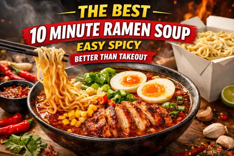 The Best 10 Minute Ramen Soup Easy Spicy Better Than Takeout