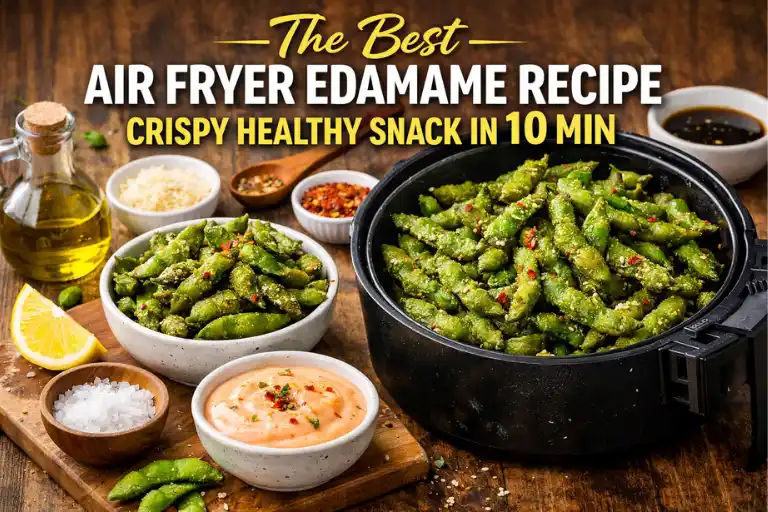 The Best Air Fryer Edamame Recipe Crispy Healthy Snack in 10 Min